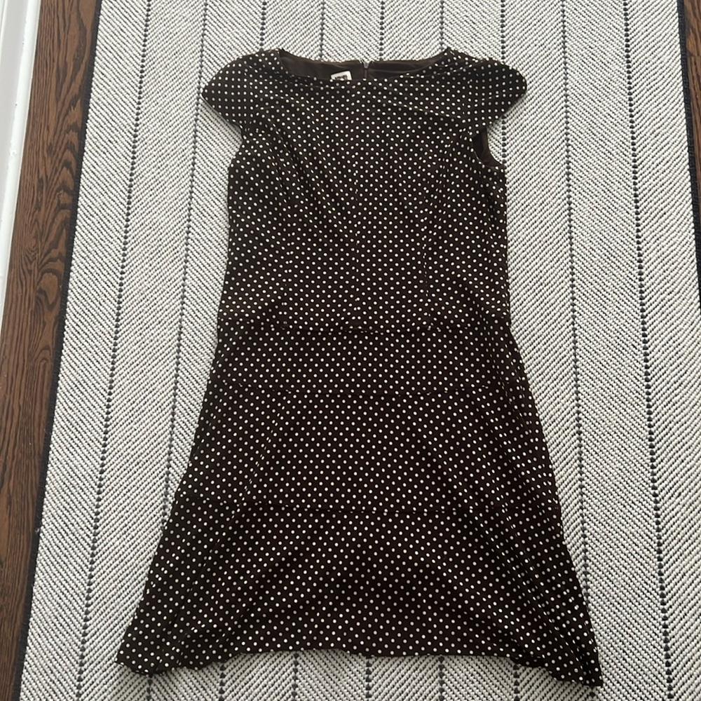Ann Klein polka dot dress size 14
